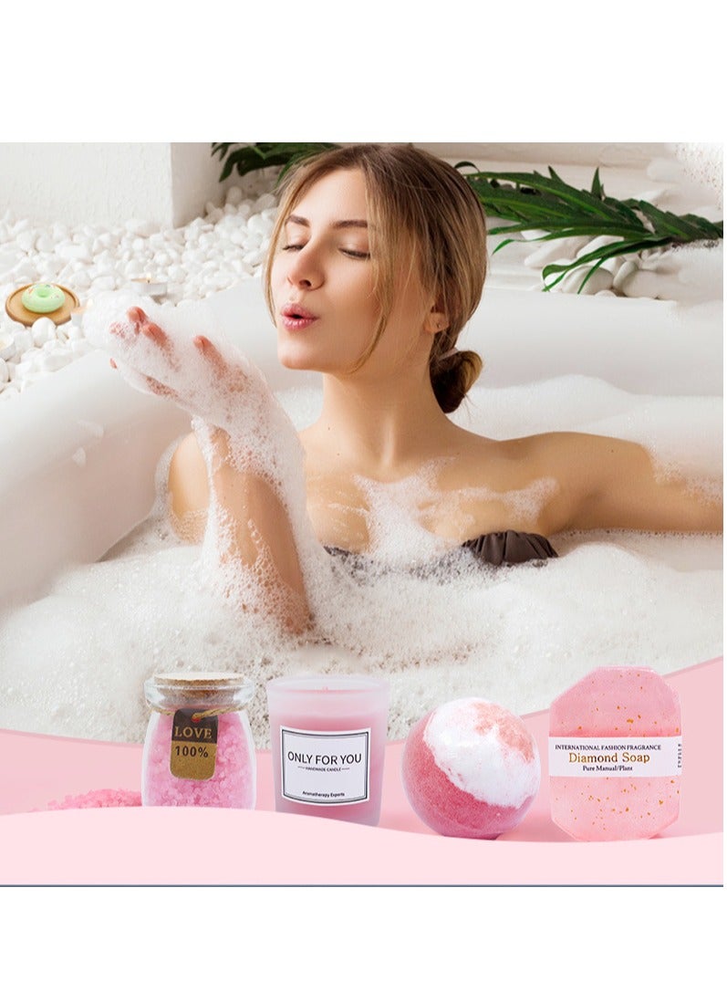 Birthday Gifts for Women Self Care Gift, Gifts Basket for Women - Relaxing Spa Gift Basket Set, Unique Gift Ideas for Women Vanilla Coconut Relaxing Spa Gift Basket Bath Set Get Well Soon Care Package Christmas Mom Gifts for Women Sister Friend Wife Grandma - Image 5