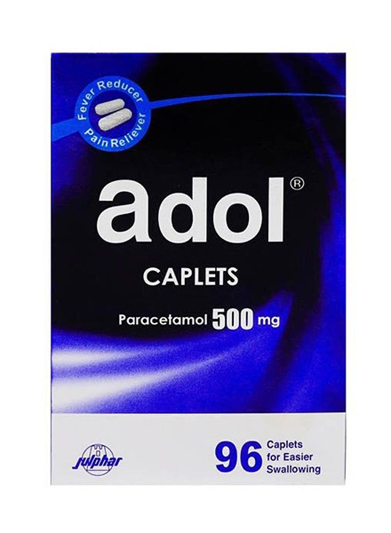 Adol Caplets Paracetamol 500 mg 96 Caplets
