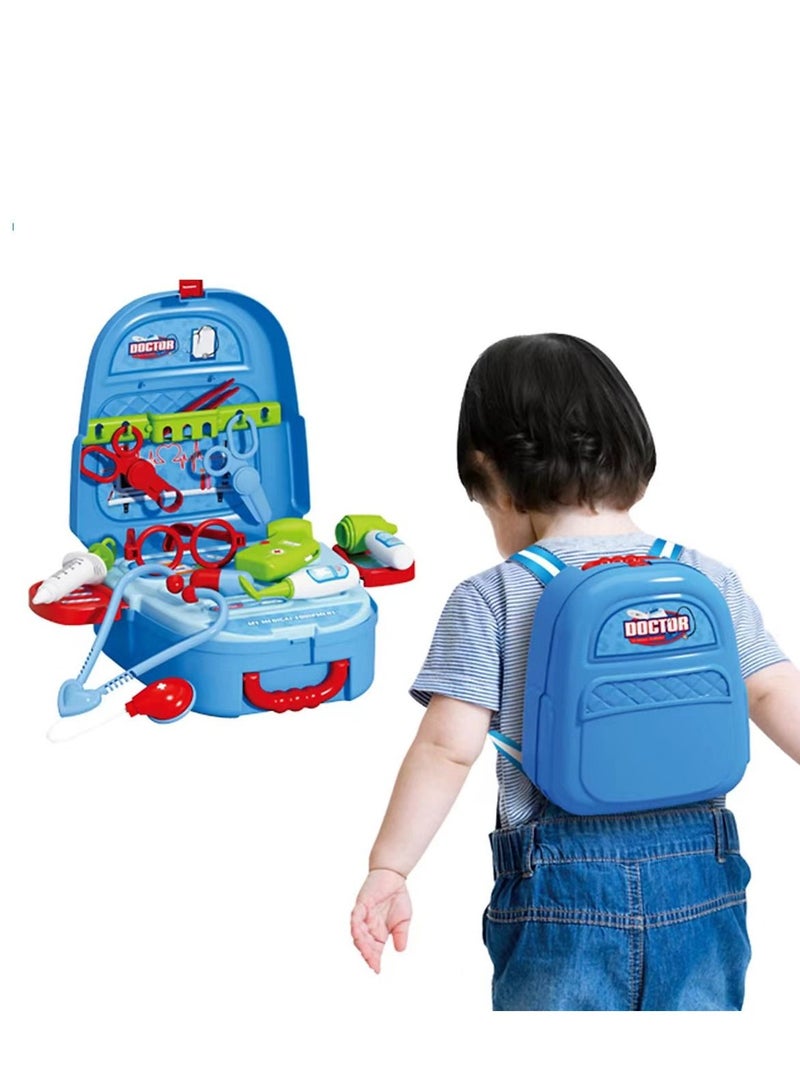 YelaJoy Boys and Girls Games 2 or 4 in 1 Backpack Toys, Kitchen Mini Cooking Set, Game Role-Playing, Cosmetics Production, Girls and Boys Toy Set, Children's Toy Gift Set Portable  - Image 4