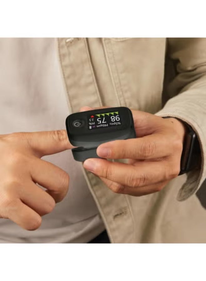 Pulse Oximeter Fingertip Blood Oxygen Saturation Monitor with TFT Display Portable Digital Heart Rate Detector - Image 3