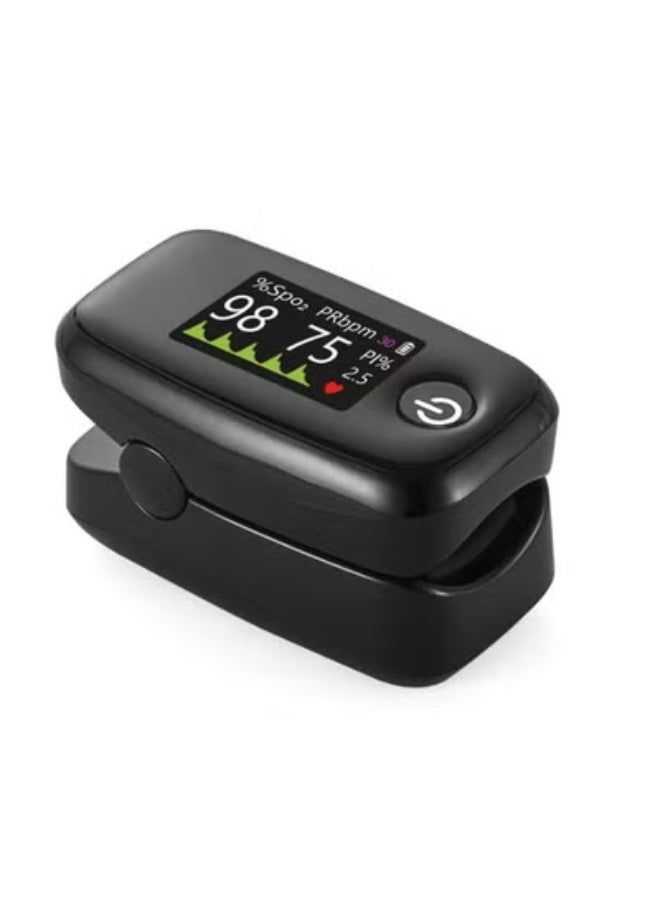 Pulse Oximeter Fingertip Blood Oxygen Saturation Monitor with TFT Display Portable Digital Heart Rate Detector - Image 1