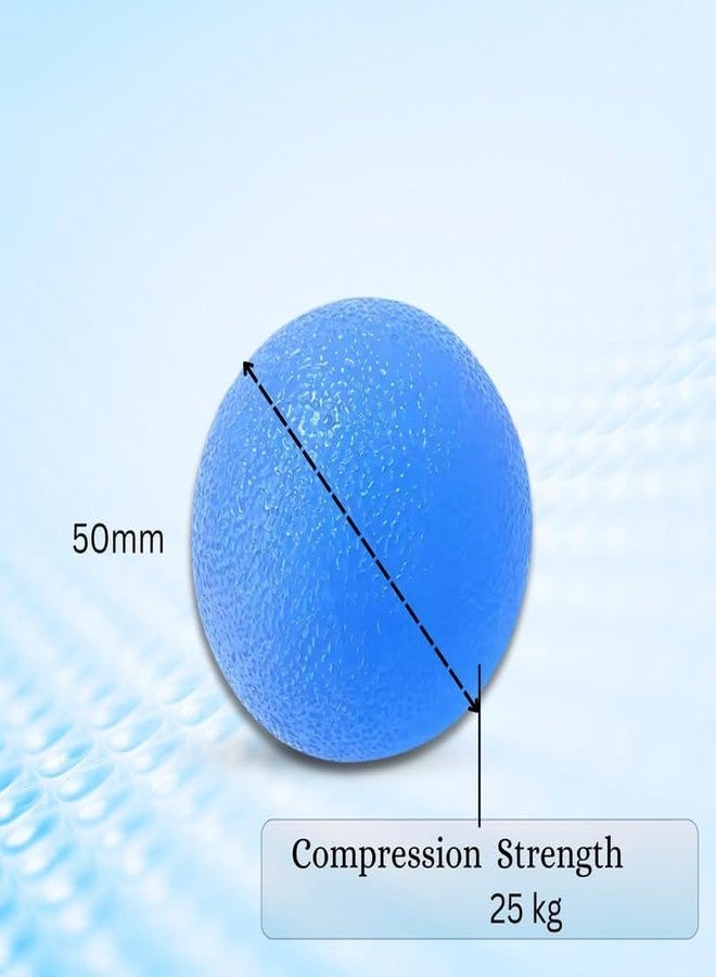 JUGTE Stress Ball Gel Exercise Ball for Stress Relief Physiotherapy Squeeze Ball for Hand Therapy, Physio Gel Ball for Arthritis Finger and Wrist Hand Exercise Ball - Image 2