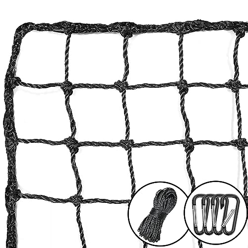 AOLIGEIJS Baseball Softball Backstop Nets,Sports Net,Sports Netting Barrier,Sports Netting for Backyard,Twisted Knotted PE Net - Image 1