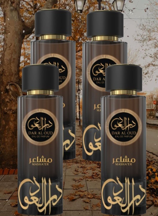 Mashaer 4 Pieces Dar Al Oud Perfume 100ML - Image 1
