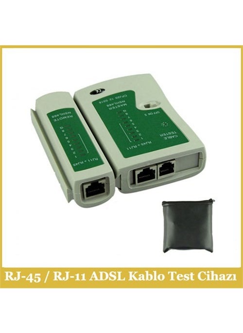 Ti-mesh جهاز اختبار كابل ADSL RJ-45 / RJ-11 