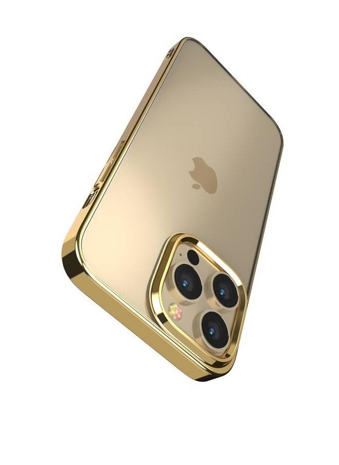 devia - Devia iPhone 12 Pro Max Case Clear Drop and Scratch Resistant The protective case is specially designed to withstand drops from a height of up to 1.2 meters in gold color - Image 1