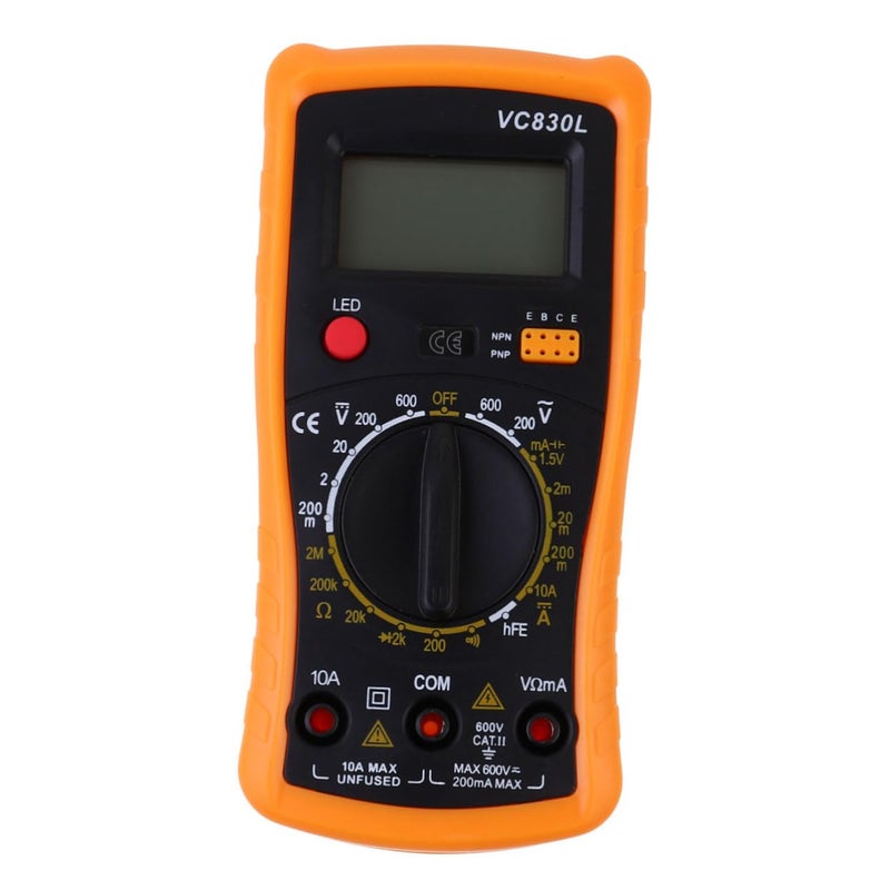 Digital Multimeter Clamp Ammeter Voltmeter Resistance Frequency Tester True RMS Lightweight Plastic Construction for Home DIY - Image 2