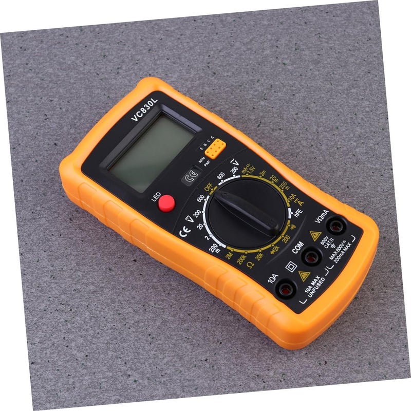Digital Multimeter Clamp Ammeter Voltmeter Resistance Frequency Tester True RMS Lightweight Plastic Construction for Home DIY - Image 4