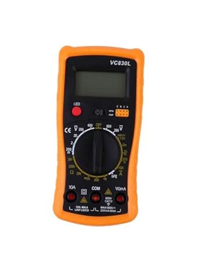 Digital Multimeter Clamp Ammeter Voltmeter Resistance Frequency Tester True RMS Lightweight Plastic Construction for Home DIY - Image 1