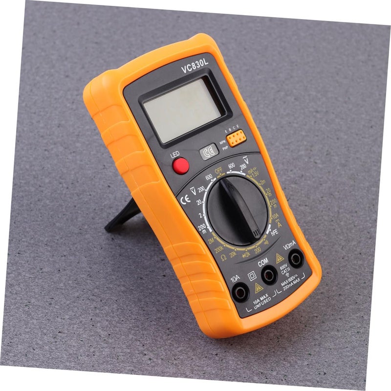 Digital Multimeter Clamp Ammeter Voltmeter Resistance Frequency Tester True RMS Lightweight Plastic Construction for Home DIY - Image 3