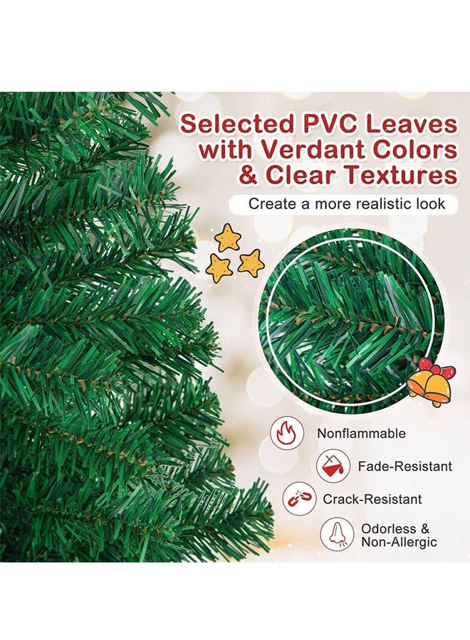 Beauenty Artificial Christmas Tree 9FT 2200 Tips Xmas Tree With Sturdy Metal Stand – Easy Assembly Artificial PVC Christmas Tree For for Home, Office, Party,New Year Christmas Decorations(2.7M) - Image 3