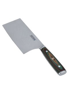 Bern Black Wooden Handle Steel Cleaver 