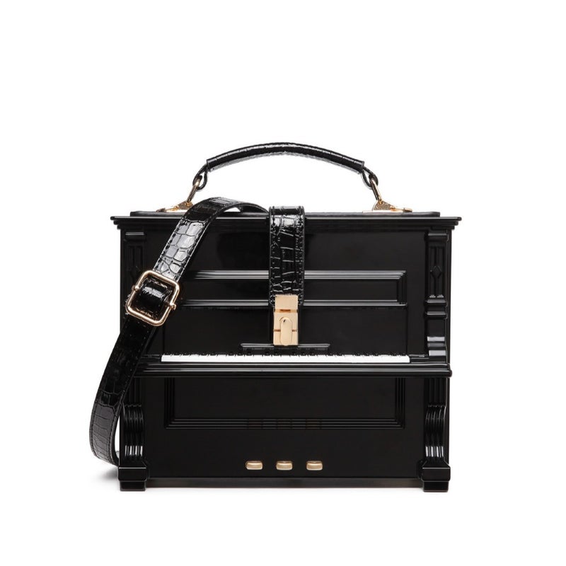 Spring And Portable Messenger Bag Personality Simulation Piano Bag Women'S Bag 2202# - Image 2