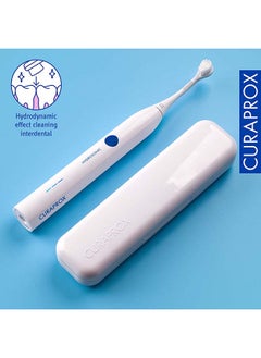 CURAPROX فرشاة أسنان كورابروكس هيدروسونيك سهلة - فرشاة أسنان كهربائية كورابروكس للبالغين مع 3 مستويات للتنظيف.  - Image 4