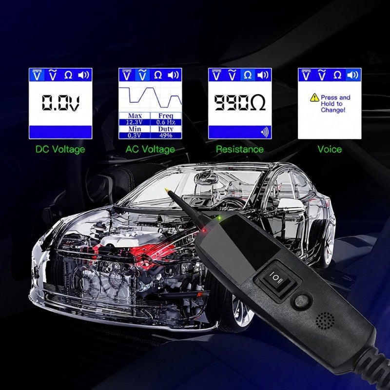 JDiag TopDiag P100 Original Automotive Electrical Circuit System Tester for Cars and Trucks 0V - 70V - Image 5