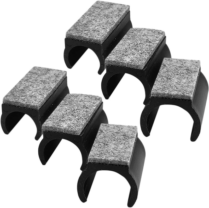 Garneck 6pcs U-Shaped Felt Chair Pads Furniture Floor Protectors Non-Slip Anti-wear Wool Felt Chair Leg Caps for Hardwood Floors - Image 1