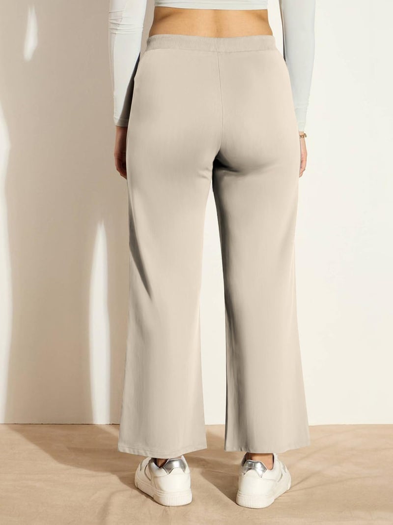 HELLCAT Beige Palazzo Trousers for Women - XS - Image 3