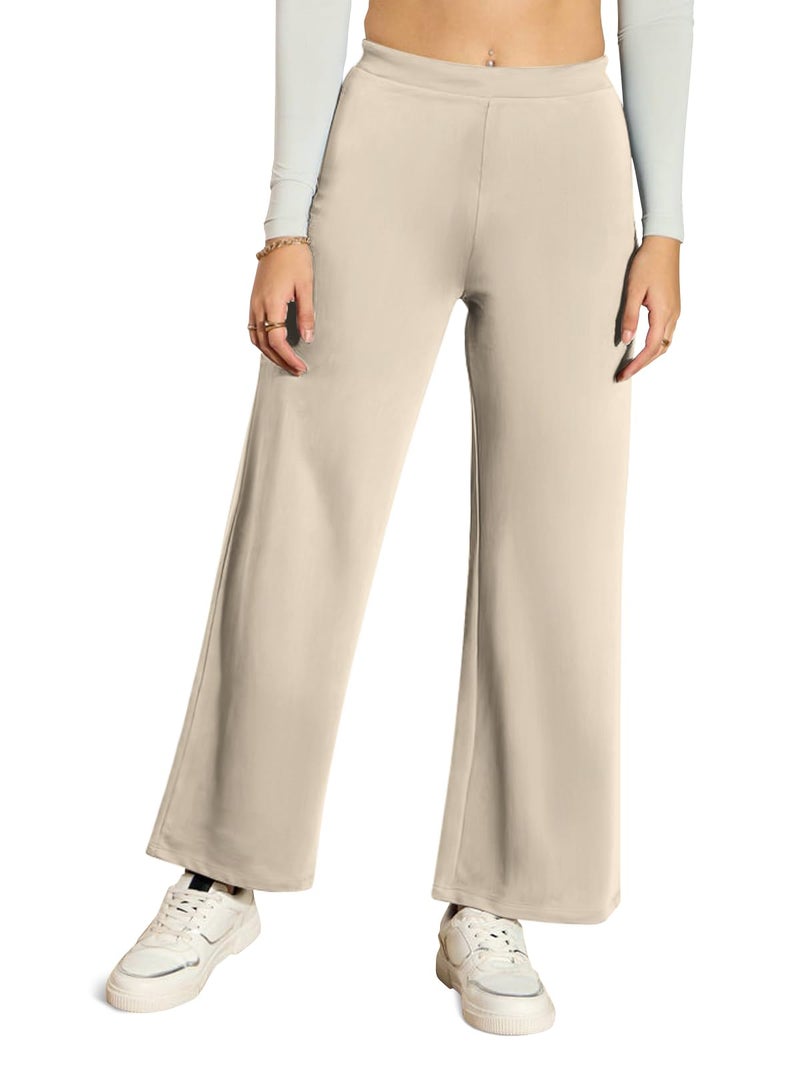 HELLCAT Beige Palazzo Trousers for Women - XS - Image 1