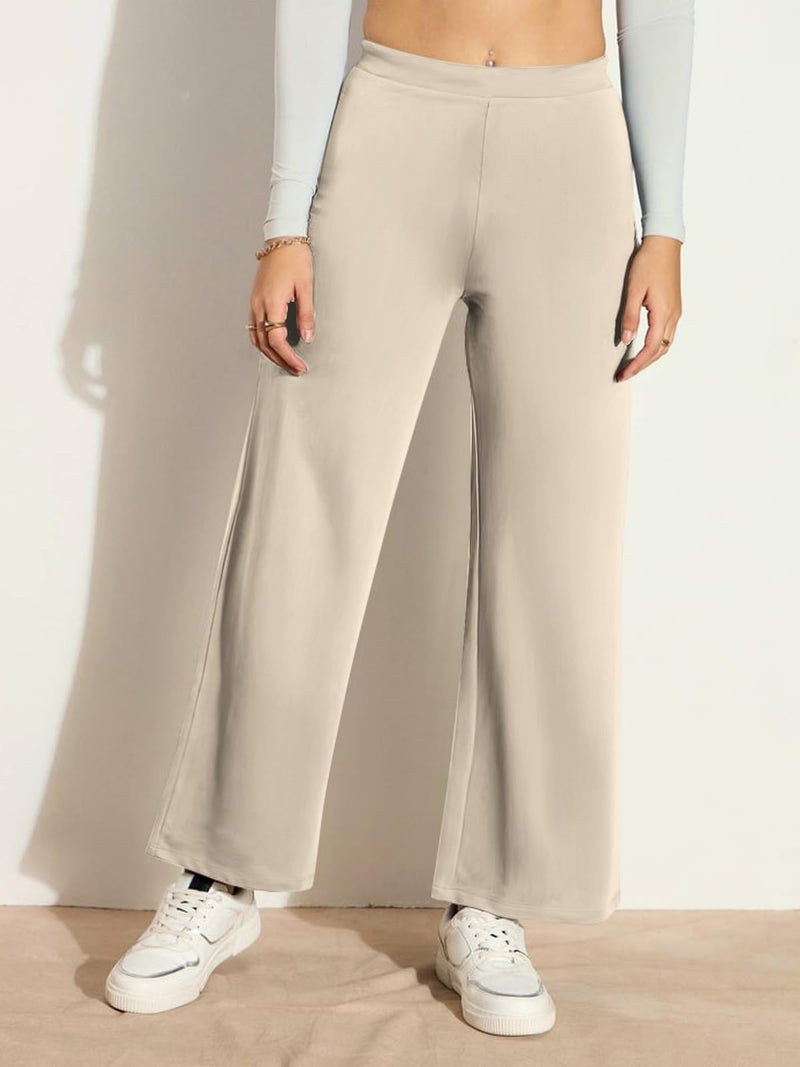 HELLCAT Beige Palazzo Trousers for Women - XS - Image 2