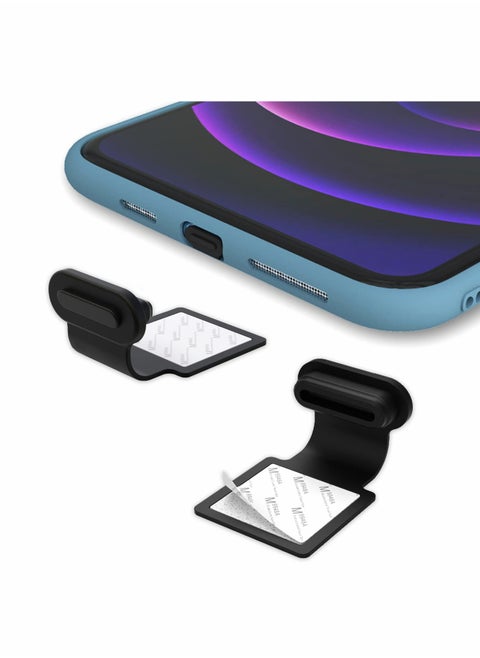 USB C Dust Plug, 2 Pcs USB C Dust Cover Compatible with Samsung Galaxy S22, S21, S20,S10, Note 20, USB C Cover Cap for Pixel, Any Smartphone or MacBook Laptop with Type C Port, Black