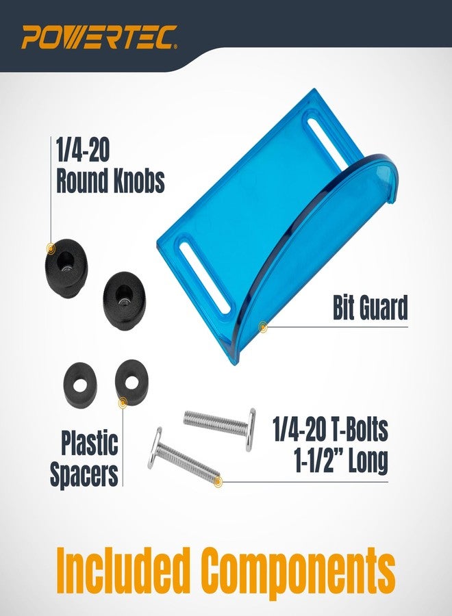 POWERTEC 71538 Full Size Router Bit Guard Kit w/Mounting Hardware - Image 5