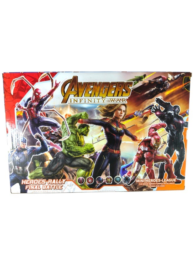 GTG TOYS Superhero Set, 5 Action Figures, Plastic, Assorted Colors, For Children 3 Years and Up - Image 3