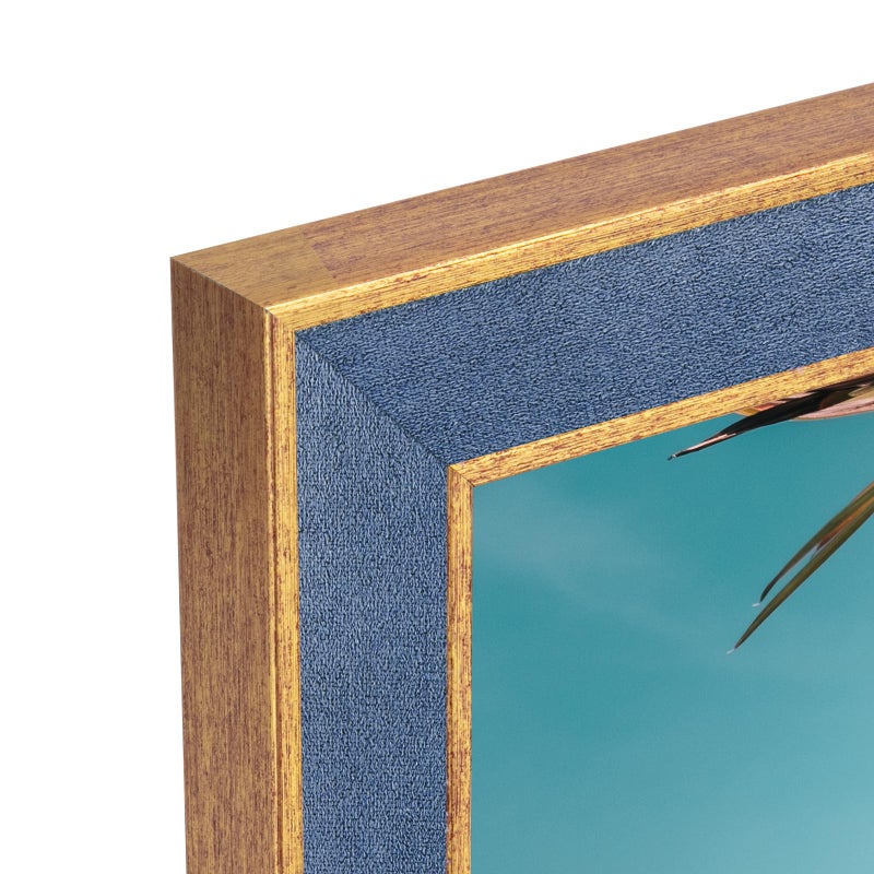 euwazram Suede 11x15 Frame - Single Frame, Christmas Elegant Sky Blue 11 x 15 Poster Frame with Mat for 8.5x11, 11x15 Picture Frames for Artwork, Puzzles, Photos and Movie Posters - Image 2