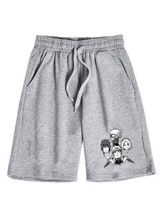 New Breathability And Quick Drying Loose Naruto Anime Pattern Sports Shorts