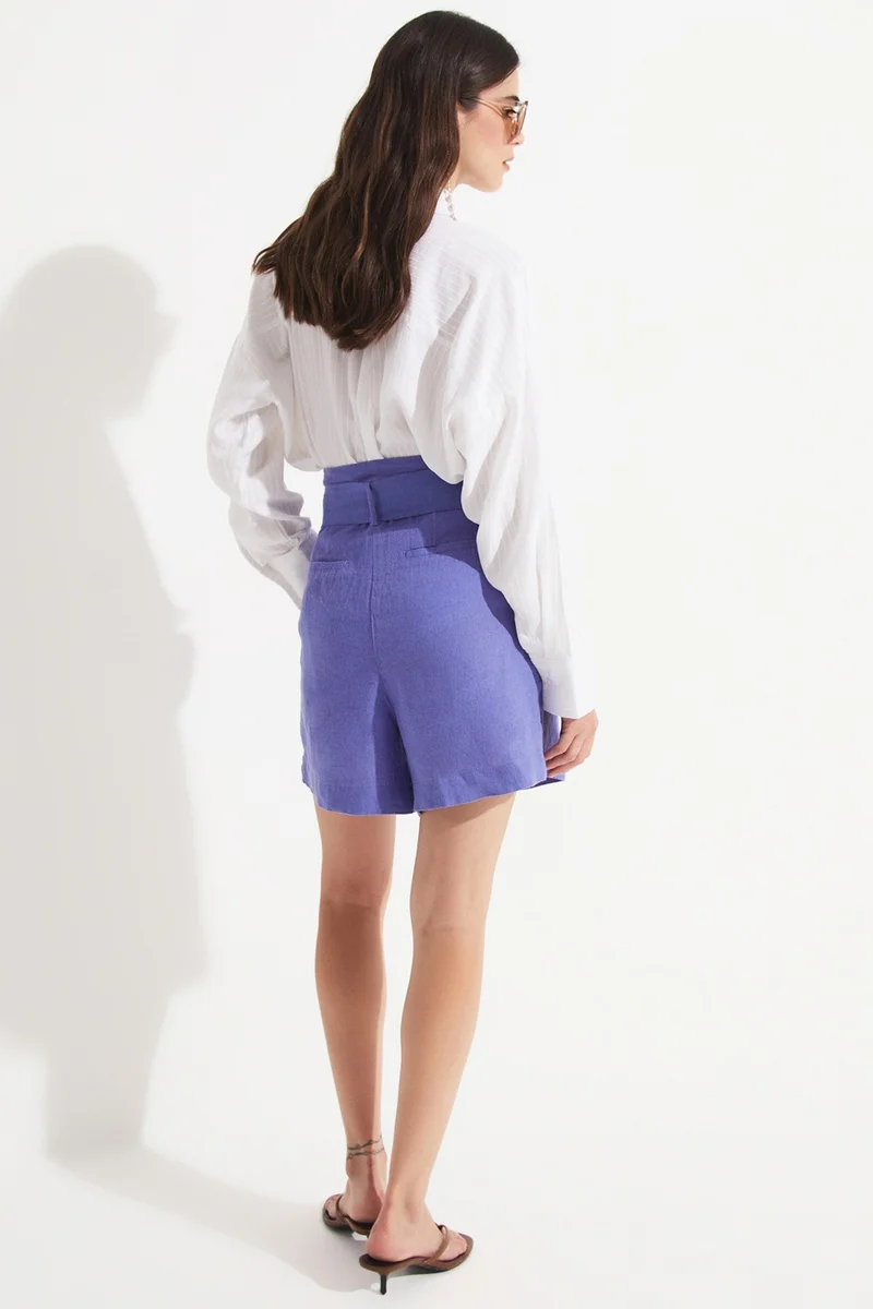 جون Women's Cotton Striped Wide Pattern Woven Shirt