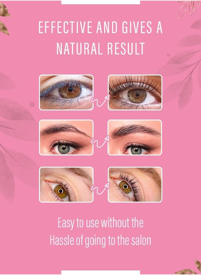 Kanza - Eyebrow Lamination Kit & Lash Lift Kit at Home DIY Perm for Your Brows Instant Professional Lift for Fuller Eyebrows Professional Grade & Easy for Beginners Long Lasting Instant Fuller Eyebrow Kit - Image 1