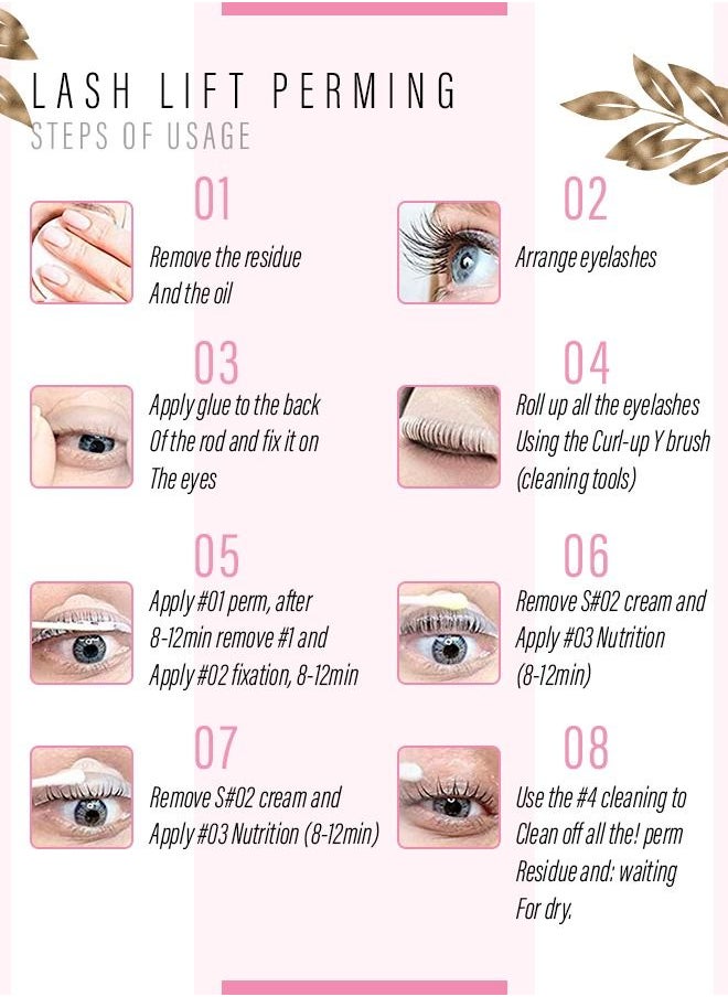 Kanza - Eyebrow Lamination Kit & Lash Lift Kit at Home DIY Perm for Your Brows Instant Professional Lift for Fuller Eyebrows Professional Grade & Easy for Beginners Long Lasting Instant Fuller Eyebrow Kit - Image 1