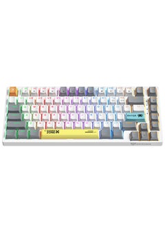onikuma G58  82Keys Tan Switch Mechanical Gaming Keyboard 75% Mini Wired Waterproof Backlit Silent White RGB Color Suitable for PC/Ps4/Xbox Gamers  - Image 2