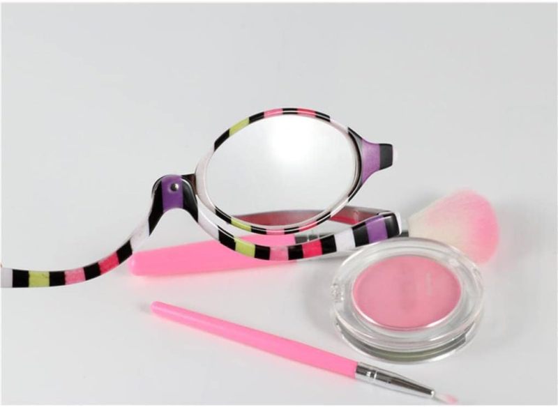 Premium Plastic Magnifying Makeup Glasses for Women: Compact Portable Elegant Cosmetic Lens with Magnifier - Lightweight Durable Beauty Tool for Ladies - Image 5