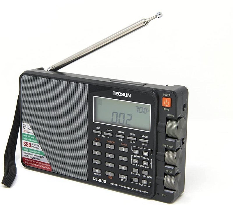 Tecsun PL880 Portable Digital PLL Dual Conversion AM/FM Longwave Shortwave Radio with SSB (Single Side Band) Reception - Image 4