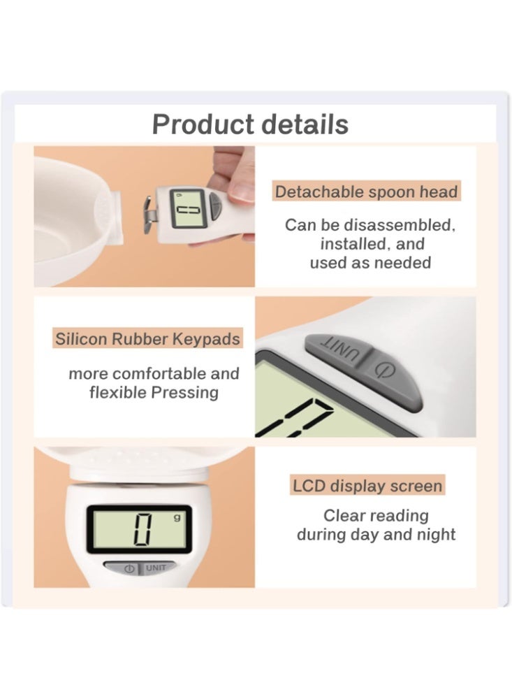 Taalk Measuring Spoon – Digital Spoon Scale 800g High Precision with LCD Screen Display for Kitchen and Daily Meals - Image 5