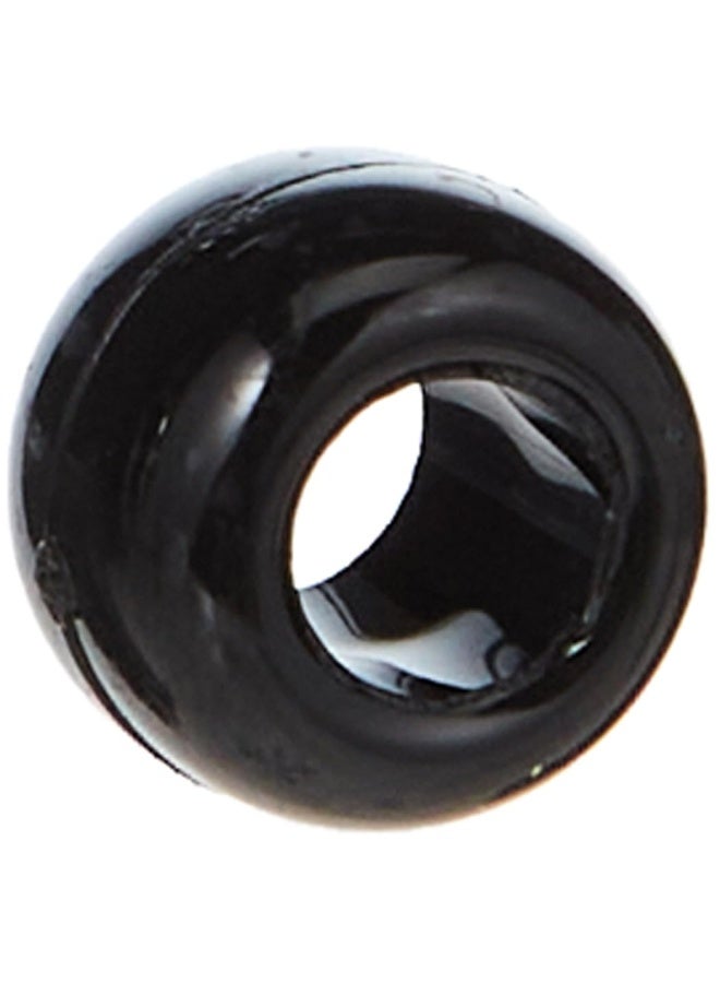 The Beadery - 9x6mm Barrel Pony Bead, Black - 900 Pieces - 750V052 - Image 4