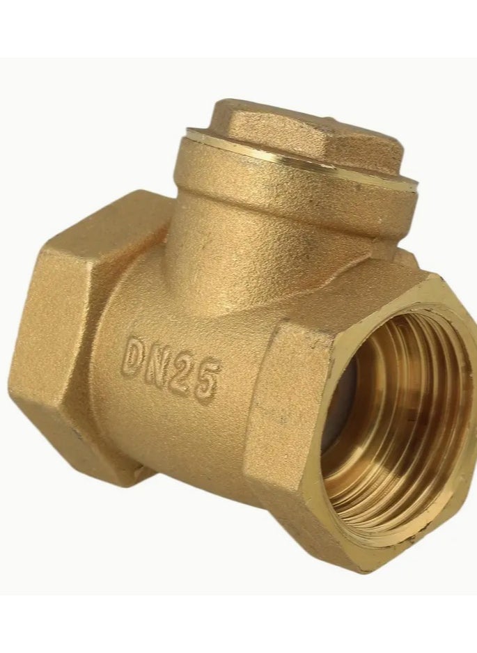 Tuffco - Brass Non Return Valve | Sizes: 1/2", 3/4", 1", 1-1/4", 1.5", 2" | One-Way Check Valve for Plumbing, Water, Pumps, and Industrial Use | Durable, Corrosion-Resistant Design for Reliable Performance - Image 1