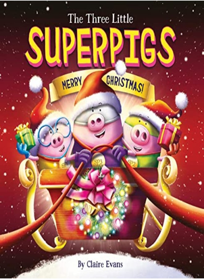 THREE LITTLE SUPERPIGS MERRY CHRISTMAS 