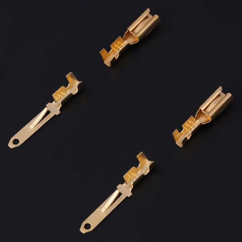 40 Set 2.8mm 2 3 4 6 Way Wire Connectors Housing Terminal Kit, Female and Male Connector Terminal Set for Car Motorcycle ATV Boat, with Fixed Hook for Cable up to 2.0mm - Image 5