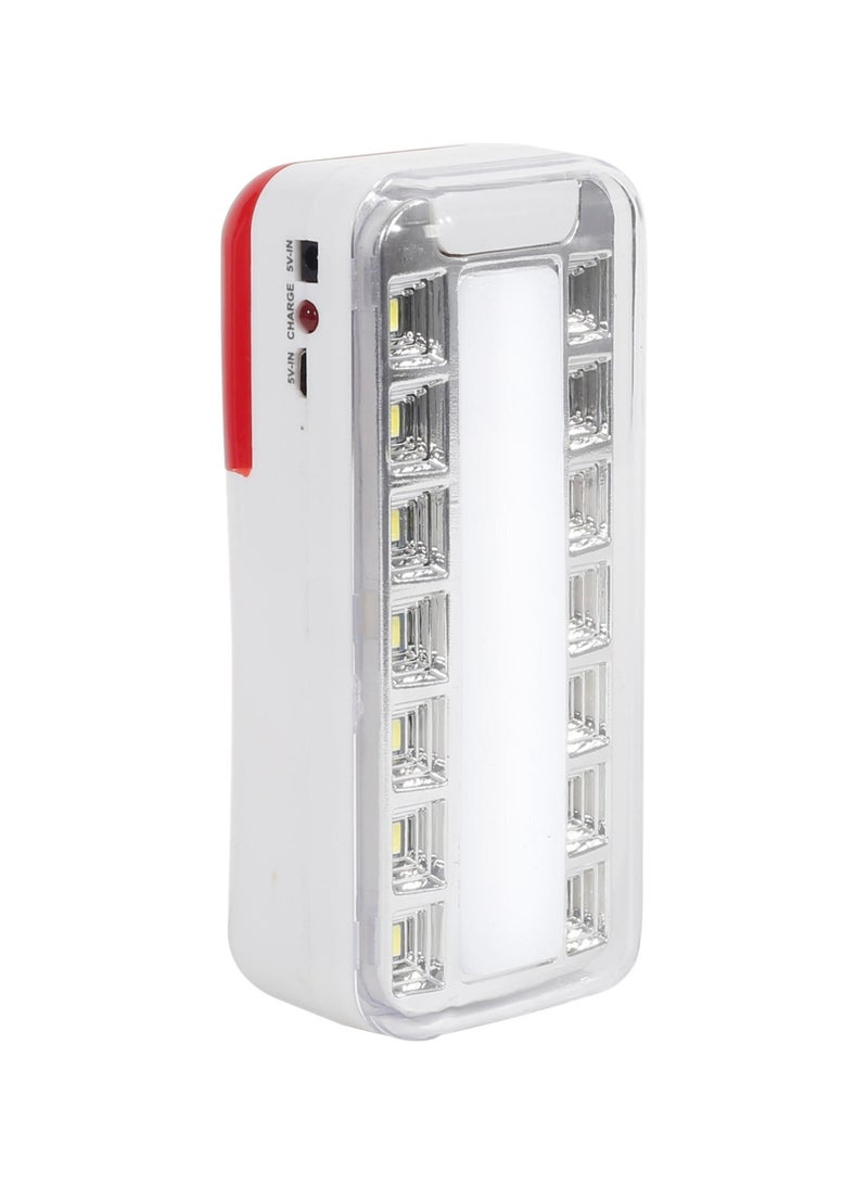 Clikon Clikon LED Emergency Lantern with 1200 mAh Battery, Charge Indicator, Durable ABS Body, Compact Design, Auto-cut Off, 2 Years Warranty, White and Red, CK7030  - Image 2