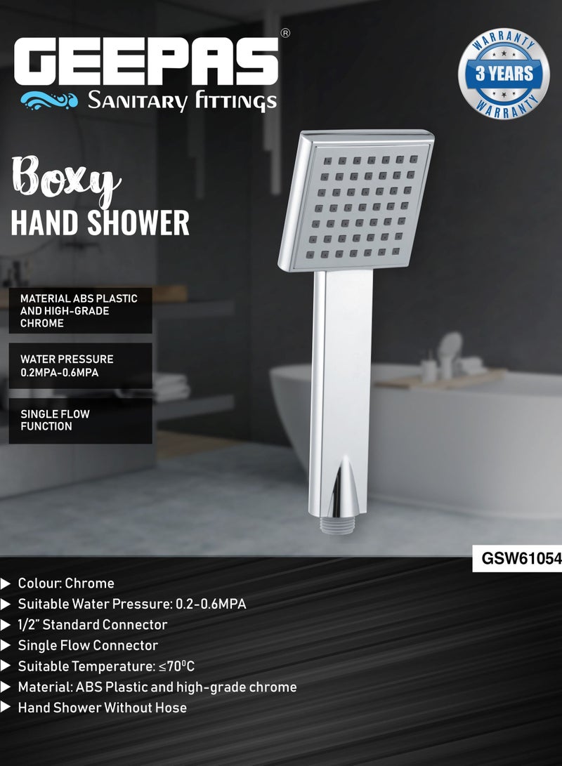 GEEPAS Single Function Hand Shower With ABS Plastic Hand Shower - Image 2