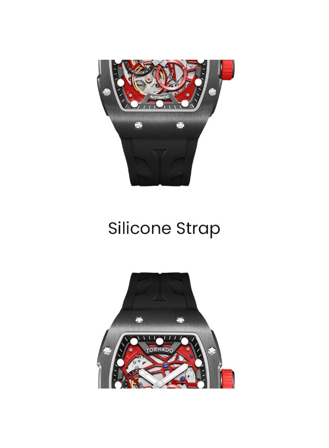 TORNADO Silicone Automatic Watch T24302-XSBB - 38.5x49 mm - Image 5