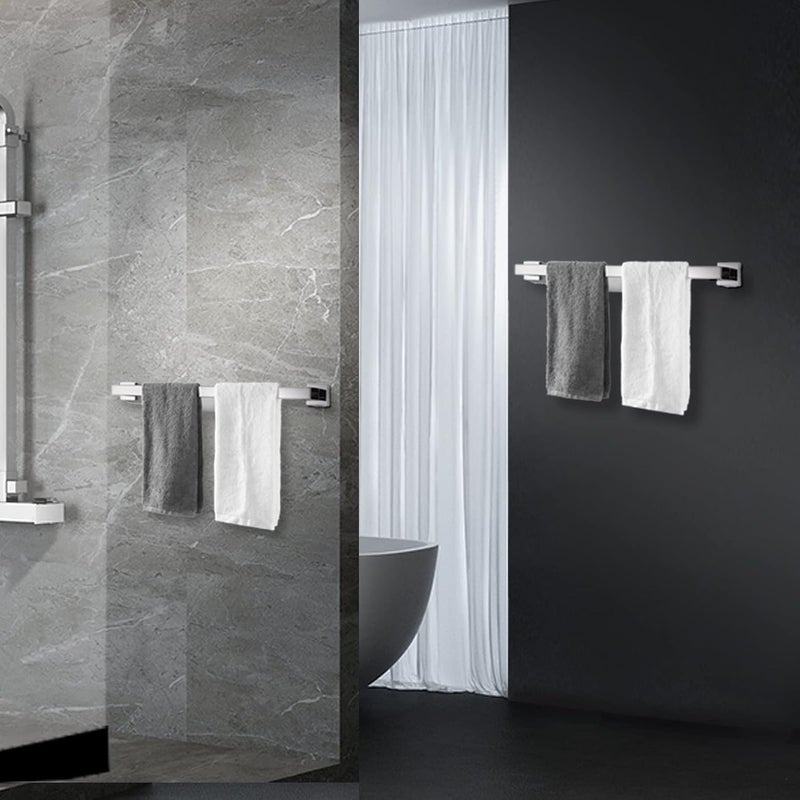 LUXIUR Towel Rod for Bathroom, 304 Grade Stainless Steel Towel Holder for Wash Basin, Towel Bar, Chrome Finish - Image 4