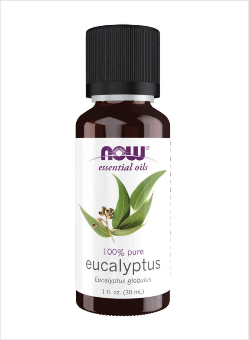 now NOW Eucalyptus Essential Oil - 100% Pure Refreshing Coolness, 30ml 