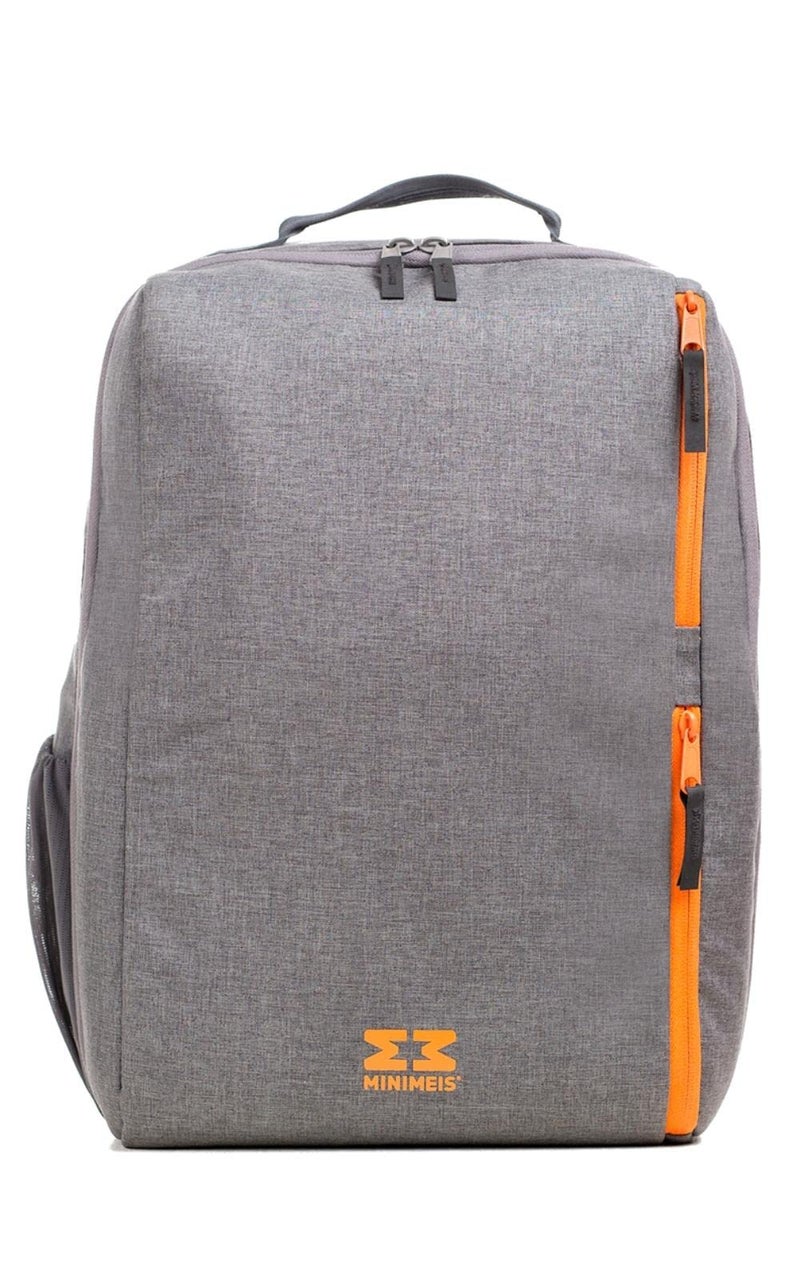 MiniMeis G4 Backpack, Grey-Melange - 28L - Compatible with MiniMeis G4 Child Shoulder Carrier - Image 1