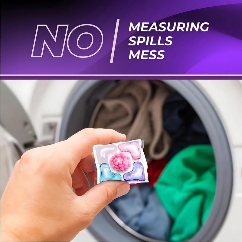 5 in 1 matic laundry pods for washing machine suitable for Front/Top Load - Odor, Stain Remover, Semi-automatic Detergent pods, smart shot Laundry Cleaning Tablets(Pack of 30) - Image 5