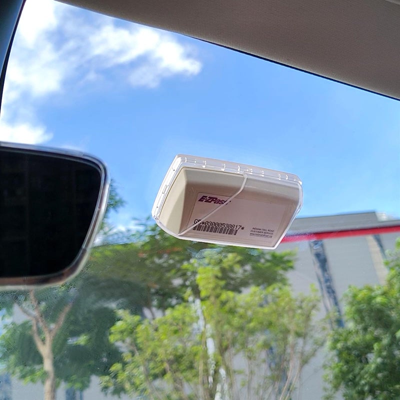 Zeyitian حامل بطاقة EZ Pass من Zeyitian مزود بأكواب شفط فائقة القوة للزجاج الأمامي. حامل بطاقة EZ Pass، حامل جهاز إرسال واستقبال رسوم الطرق السريعة iPass (حامل EZ Pass، عبوة واحدة) - Image 3