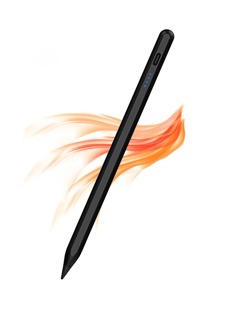كيلا قلم KASTWAVE Active Stylus للشاشات التي تعمل باللمس، قلم iPad مغناطيسي مع بطارية قابلة لإعادة الشحن، طرف 1.5 مم لأجهزة iPad/iPhone/Android، قلم للرسم والكتابة، شحن USB-C، عمر بطارية 10 ساعات - Image 1