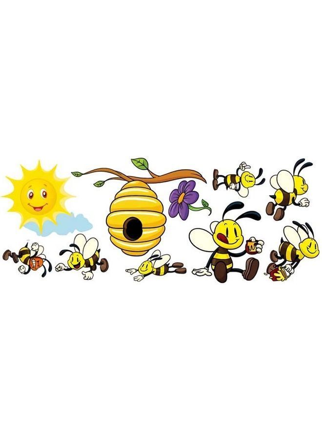 NIBEMINENT Anime Bee Wall Sticker Multicolour - Image 1