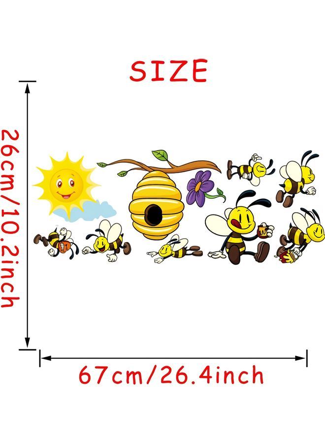 NIBEMINENT Anime Bee Wall Sticker Multicolour - Image 2